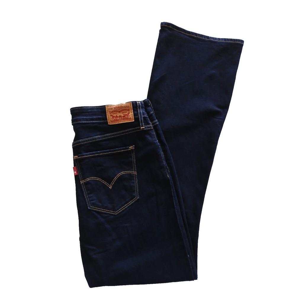 Levi's 725 High-Rise Bootcut Jeans Dark Wash Unique "R" only Tab Size 31 x 32